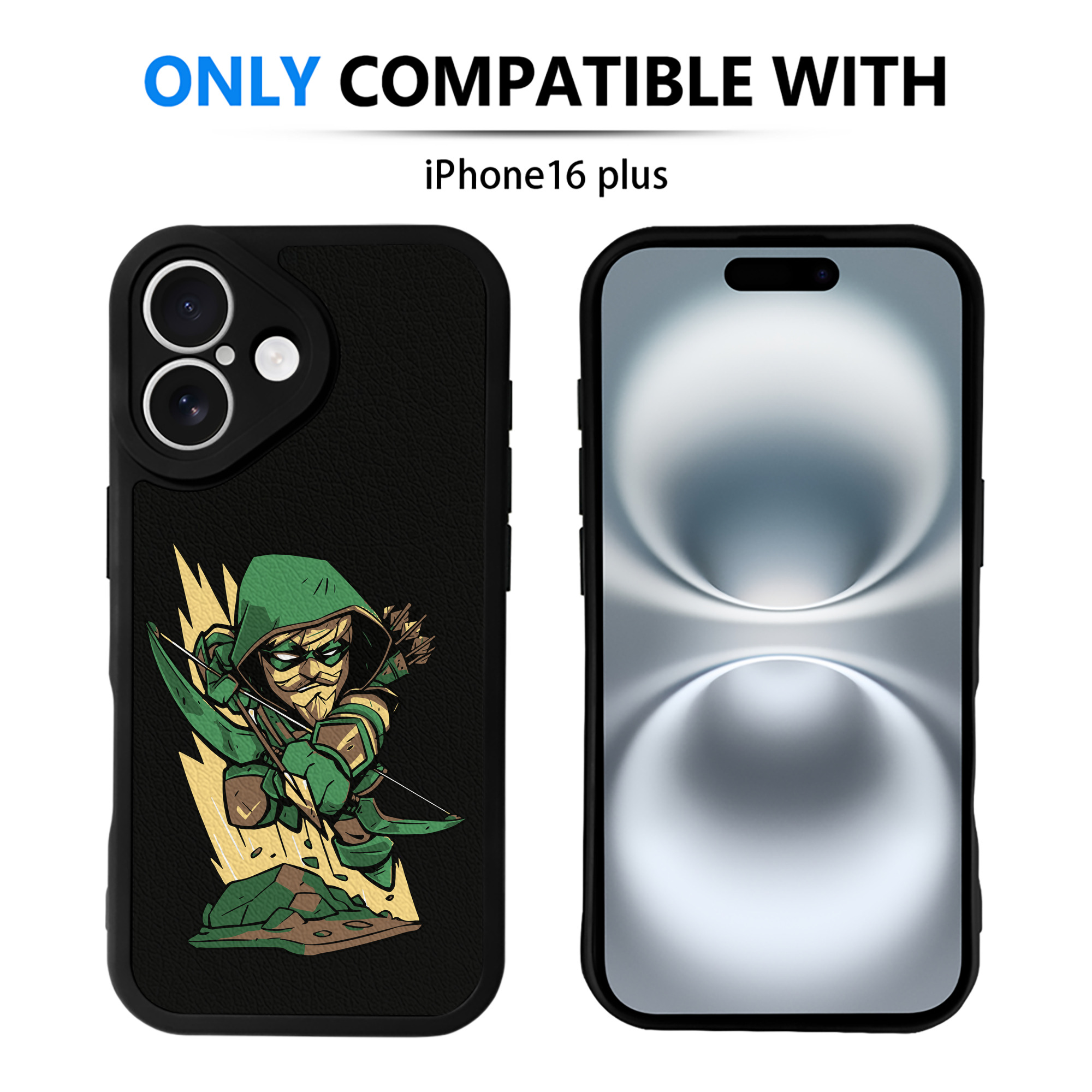 （画像用） アベンジャーズ The Avengers 【iPhone 16シリーズ対応】シリコンスマホケース（レザー調） 材質：シリコン